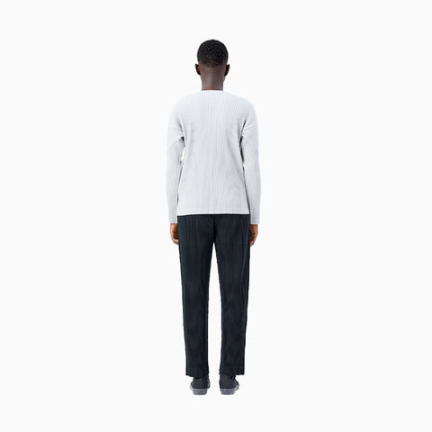Homme Plissé Issey Miyake Long Sleeve T-Shirt Black