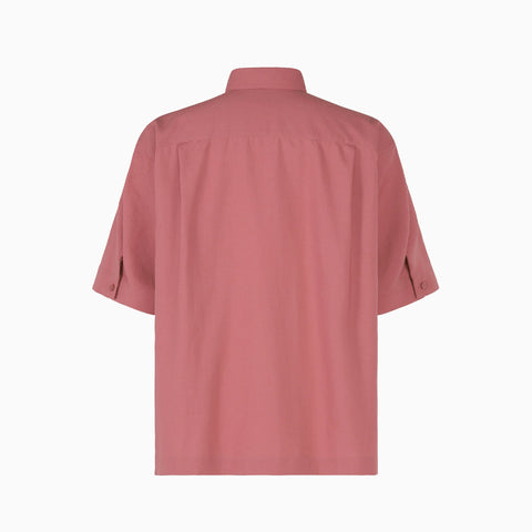 Homme Plissé Issey Miyake PL Ramie Shirt Charcoal
