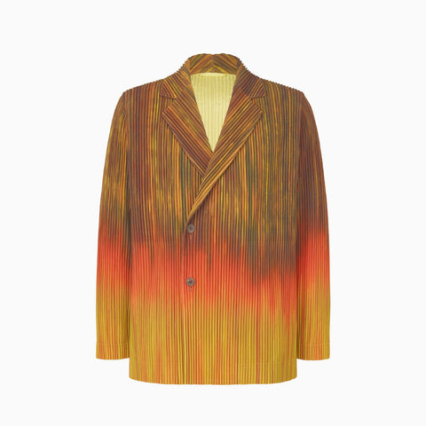 Homme Plissé Issey Miyake Paint Brush Close-Up Orange