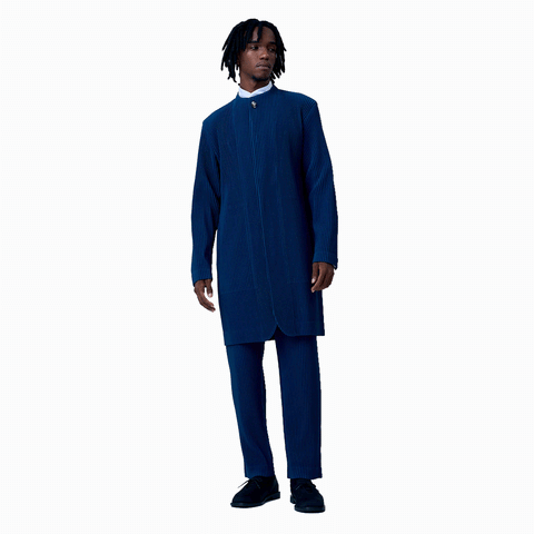 Homme Plissé Issey Miyake Tailored Pleats 1 Manarola Boat Navy