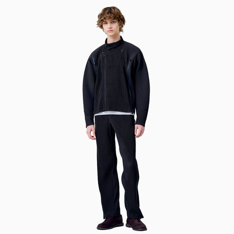 Homme Plissé Issey Miyake Multi-Fastened Trousers Pizza Scorch Brown