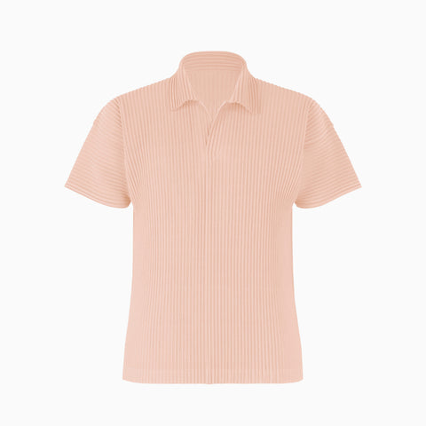 Homme Plissé Issey Miyake Color Pleats 2 Shirt Natural Wine Red