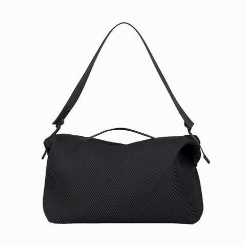 Homme Plissé Issey Miyake Pleats Travel Bag Black