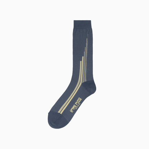 Homme Plissé Issey Miyake Ray Socks Navy
