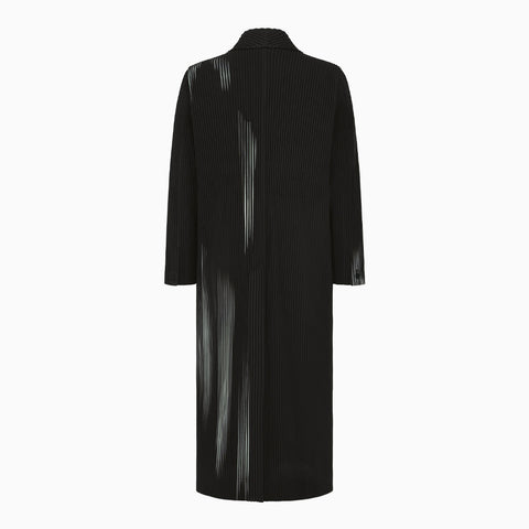 Homme Plissé Issey Miyake In The Shadow Coat Shadow Black