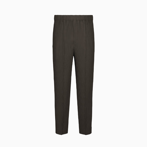 Homme Plissé Issey Miyake Compleat Trousers Darkness Brown