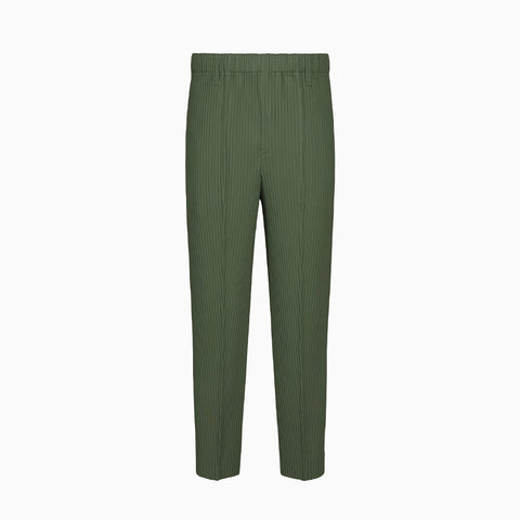 Homme Plissé Issey Miyake Compleat Trousers Dim Green