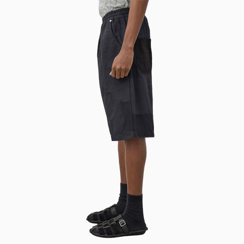 Comme des Garçons HOMME Patchwork Shorts Navy