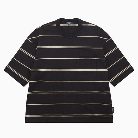 Comme des Garçons HOMME Striped T-Shirt Black / Grey