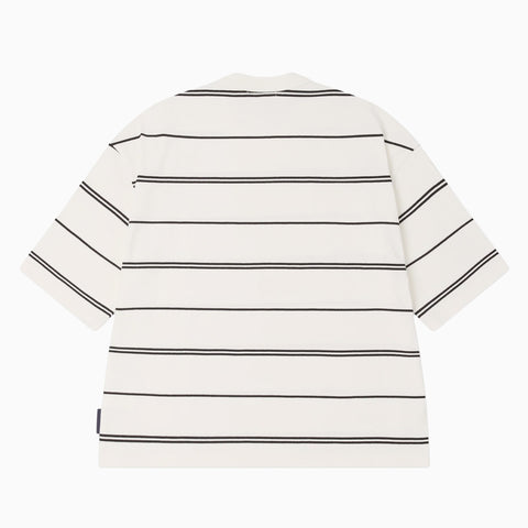 Comme des Garçons HOMME Striped T-Shirt Off White / Black