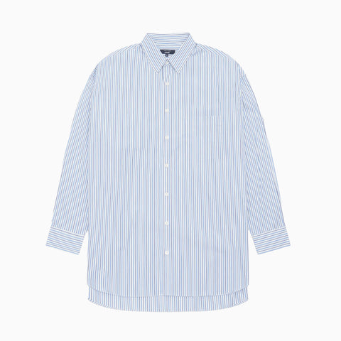 Comme des Garçons HOMME Striped Shirt Sax / White