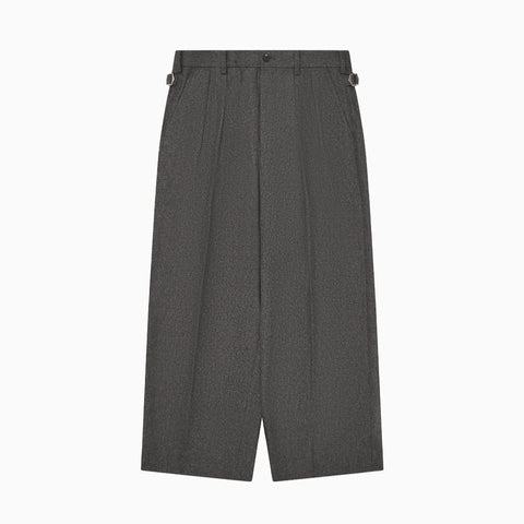 Comme des Garçons HOMME Wool Flannel Trousers Charcoal
