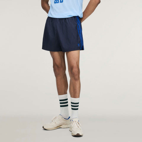adidas Originals x Wales Bonner Pinstripe Shorts Night Navy