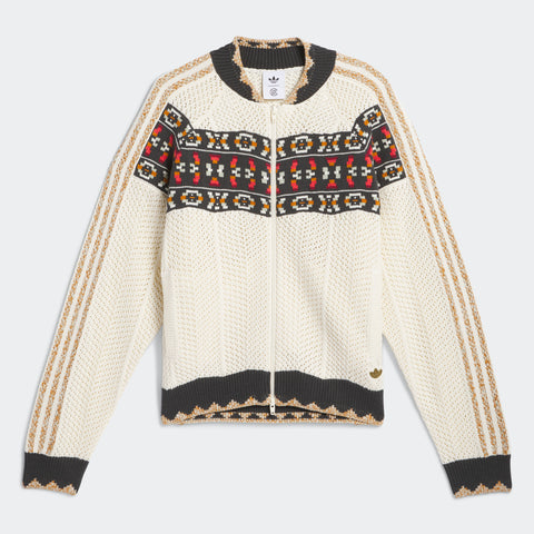 adidas Originals x CLOT Crochet SST Track Top by Edison Chen Cream White