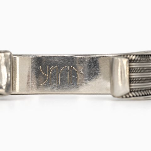 Yâr’in Handcrafted Silver Cuff Bracelet Medium