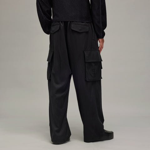 adidas Y-3 Refined Wool Cargo Pants Black