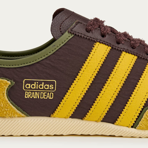 adidas Originals x Brain Dead Japan Lo Shadow Brown / Hazy Yellow / Off White
