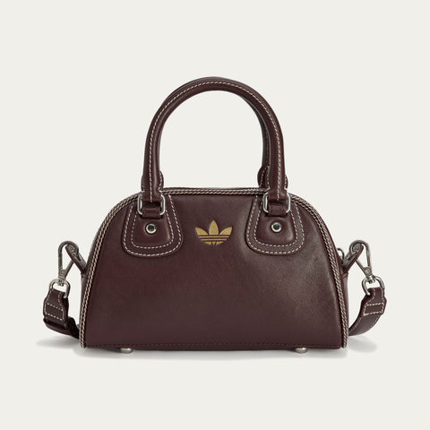 adidas Originals x Wales Bonner Leather Bowling Bag Night Red