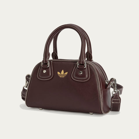 adidas Originals x Wales Bonner Leather Bowling Bag Night Red