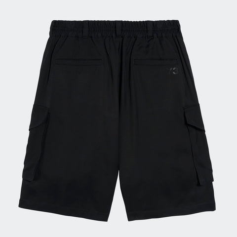 adidas Y-3 Rayon Twill Shorts Black