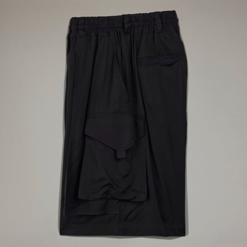 adidas Y-3 Rayon Twill Shorts Black