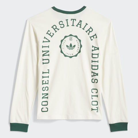 adidas Originals x CLOT by Edison Chen RIB Long Sleeve Tee Cream White