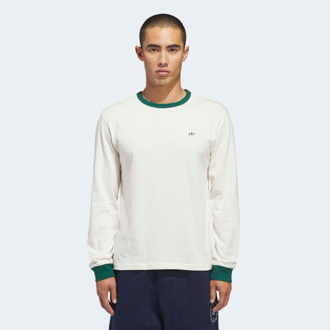 adidas Originals x CLOT by Edison Chen RIB Long Sleeve Tee Cream White