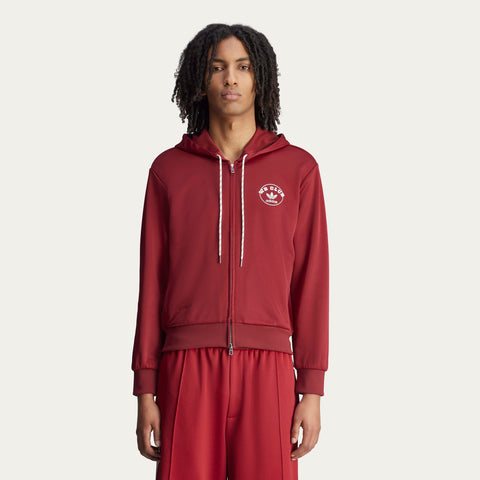 adidas Originals x Wales Bonner Track Hoodie Collegiate Burgundy