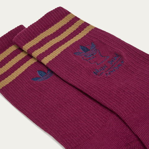 adidas Originals x Brain Dead Socks Amazon Red / Brown Desert / Collegiate Navy