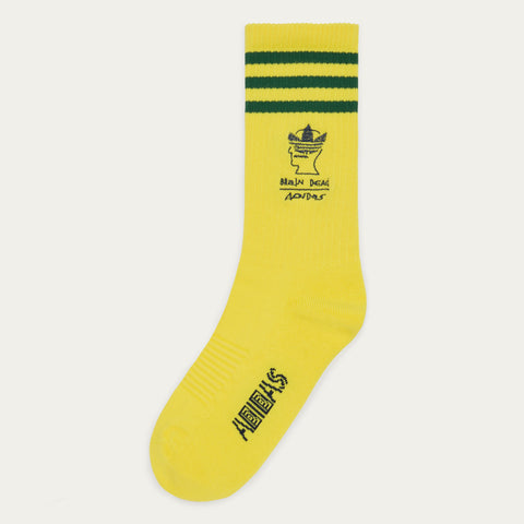 adidas Originals x Brain Dead Socks Bright Yellow / Amazon Green / Collegiate Navy