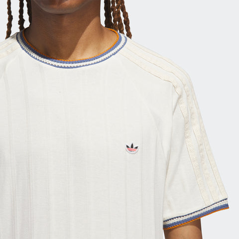 adidas Originals x CLOT Rib T-Shirt by Edison Chen Cream White