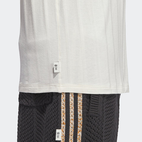 adidas Originals x CLOT Rib T-Shirt by Edison Chen Cream White