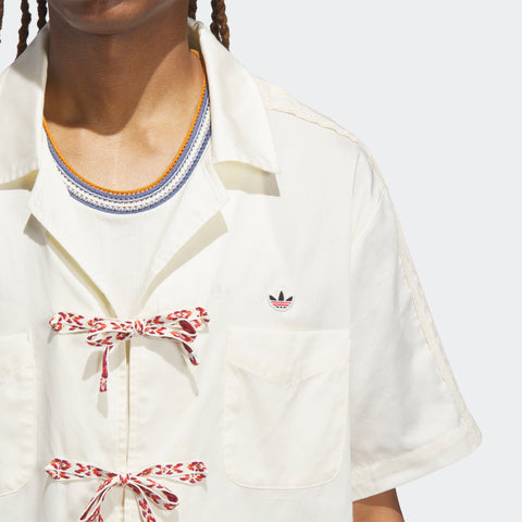 adidas Originals Clot Bowling Shirt by Edison Chen Cream White
