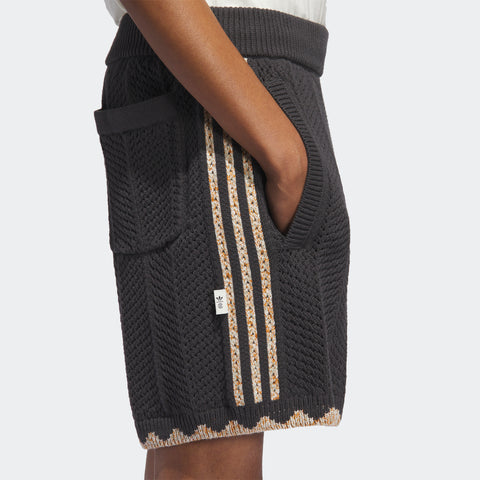 adidas Originals x CLOT Crochet Shorts by Edison Chen Carbon