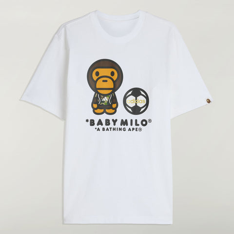 adidas Originals x BAPE SS Milo T-Shirt White