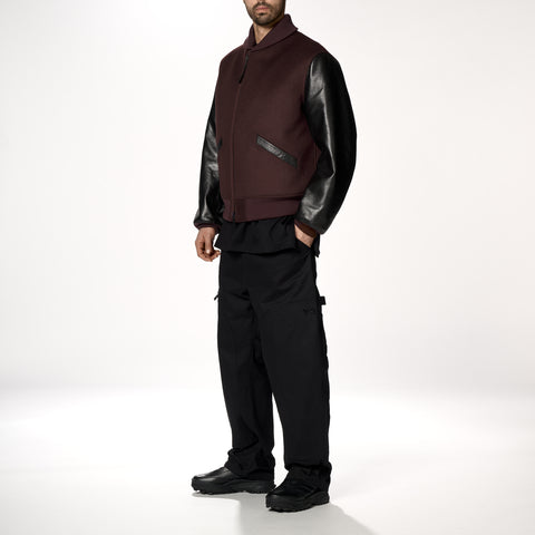 adidas Y-3 Letterman Jacket Mystery Brown