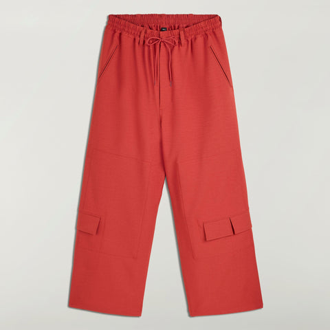 adidas Y-3 Sport Uniform Straight Leg Trousers Tribe Orange