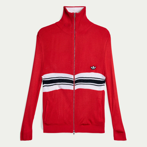 adidas Originals x Wales Bonner Knit Track Top Better Scarlet
