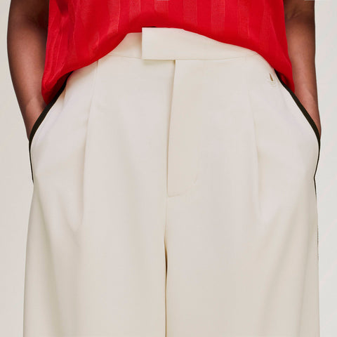 adidas Originals x Wales Bonner Wide Trousers Wonder White