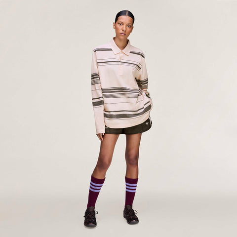 adidas Originals x Wales Bonner Long Sleeve Polo Wonder Quartz