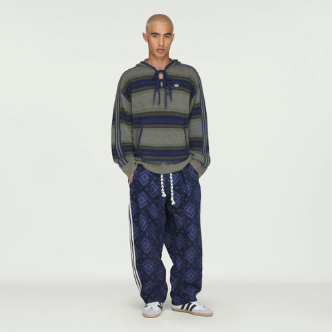 adidas Originals x CLOT Baja Hoodie By Edison Chen Green / Tech Indigo