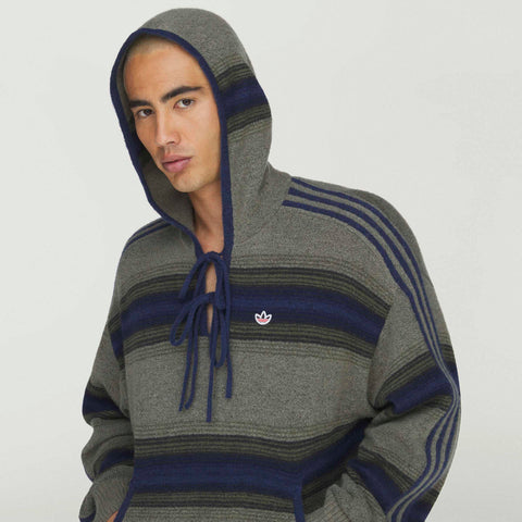 adidas Originals x CLOT Baja Hoodie By Edison Chen Green / Tech Indigo