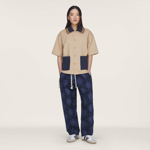 adidas Originals x CLOT Redifined Utility Short Sleeve Shirt By Edison Chen Warm Sandstone