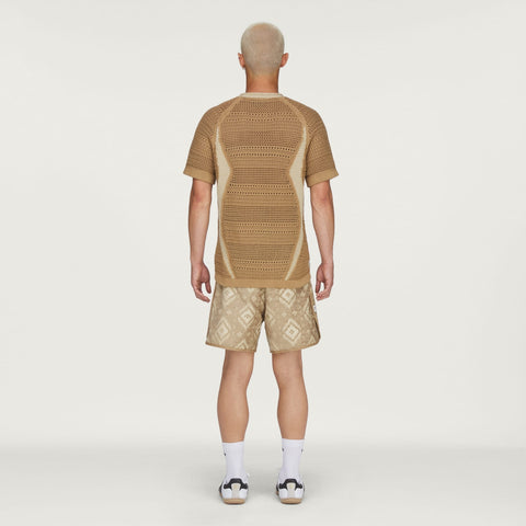 adidas Originals x CLOT by Edison Chen Heritage Print Shorts Warm Sandstone