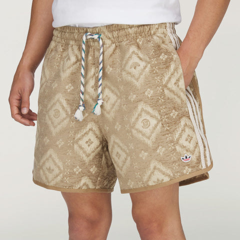 adidas Originals x CLOT by Edison Chen Heritage Print Shorts Warm Sandstone