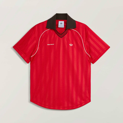adidas Originals x Wales Bonner Football T-Shirt Better Scarlet