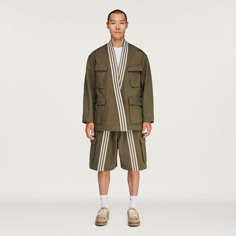 adidas Originals x CLOT Shorts By Edison Chen Olive Strata