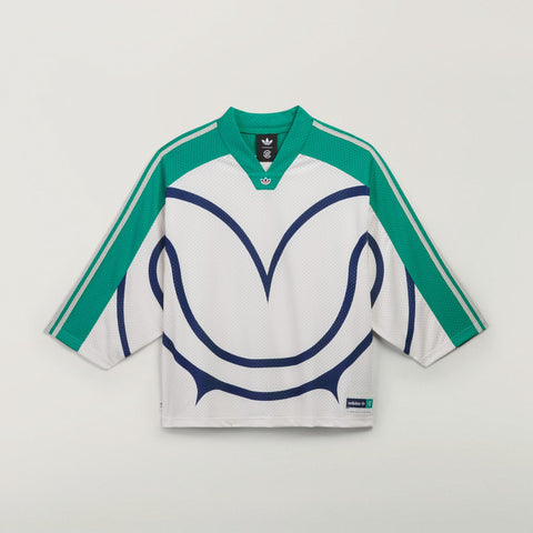 adidas Originals x CLOT Hockey Jersey By Edison Chen Wonder White