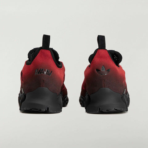 adidas Originals x AVAVAV Megaride Cutout Suede Core Black / Power Red