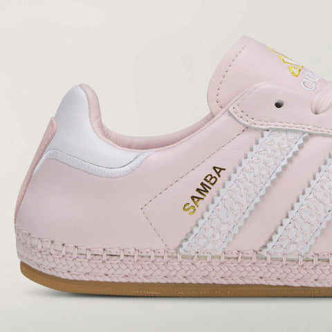 adidas Originals x CLOT Samba Espadrille By Edison Chen Pearl Amethyst / Cloud White / Pearl Amethyst